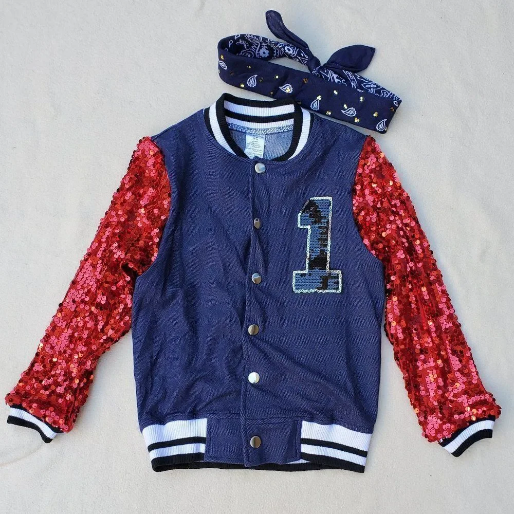Weissman Costume Style 10551 bomber jacket and bandana